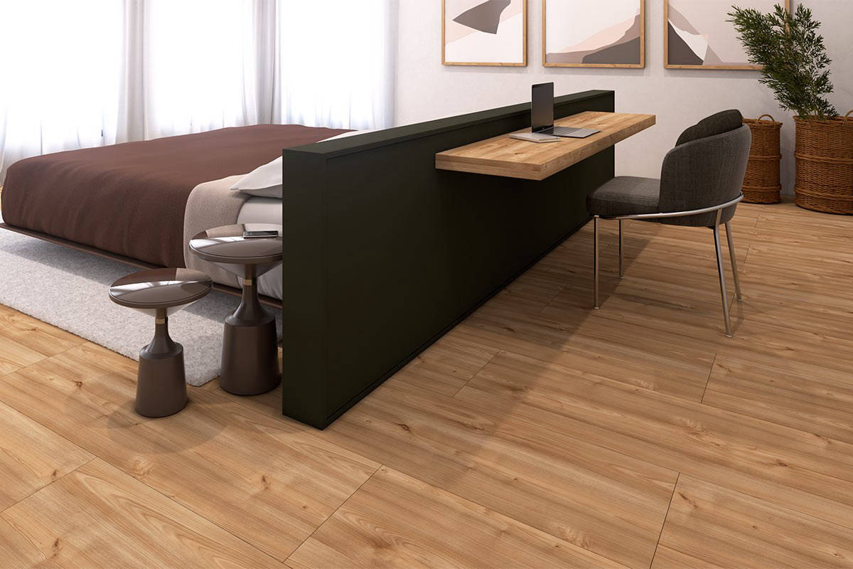 Quarto com piso Eucafloor Gran Elegance Belmonte
